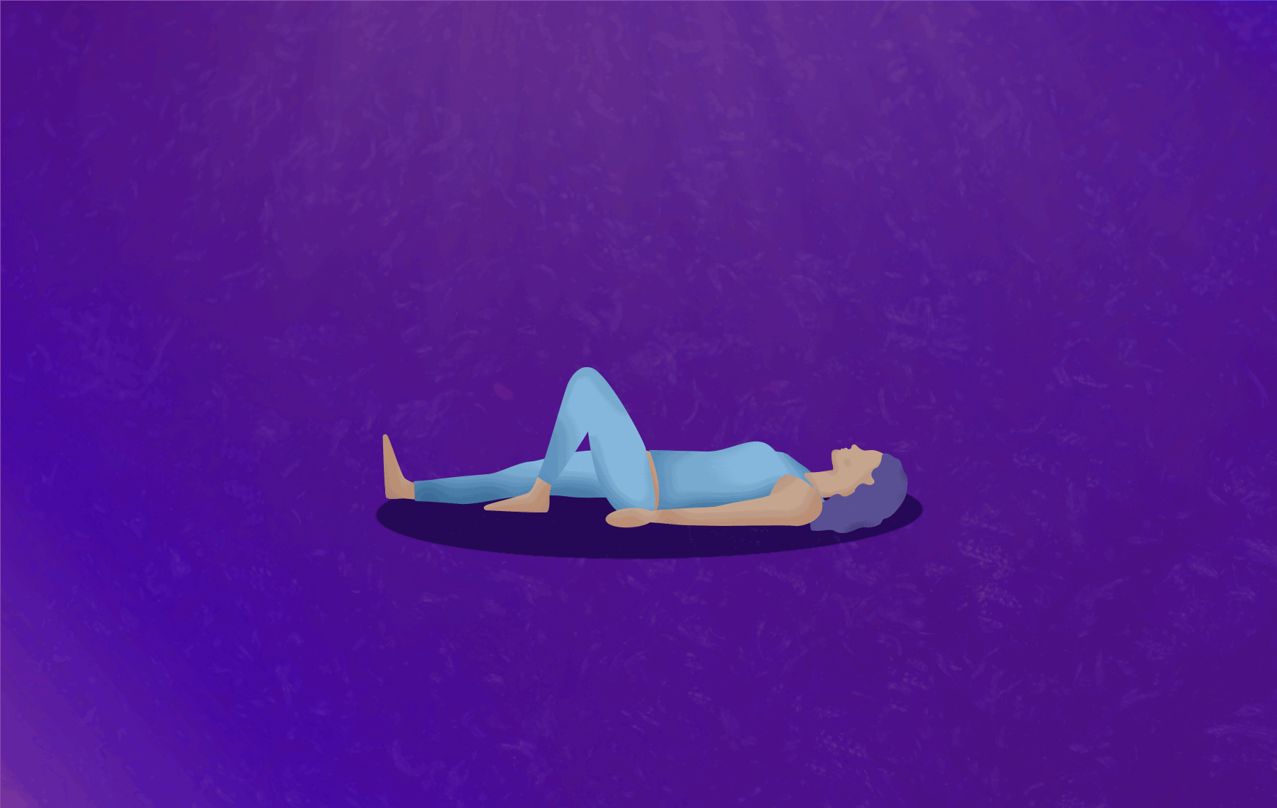 Ejercicio de la rodilla al pecho