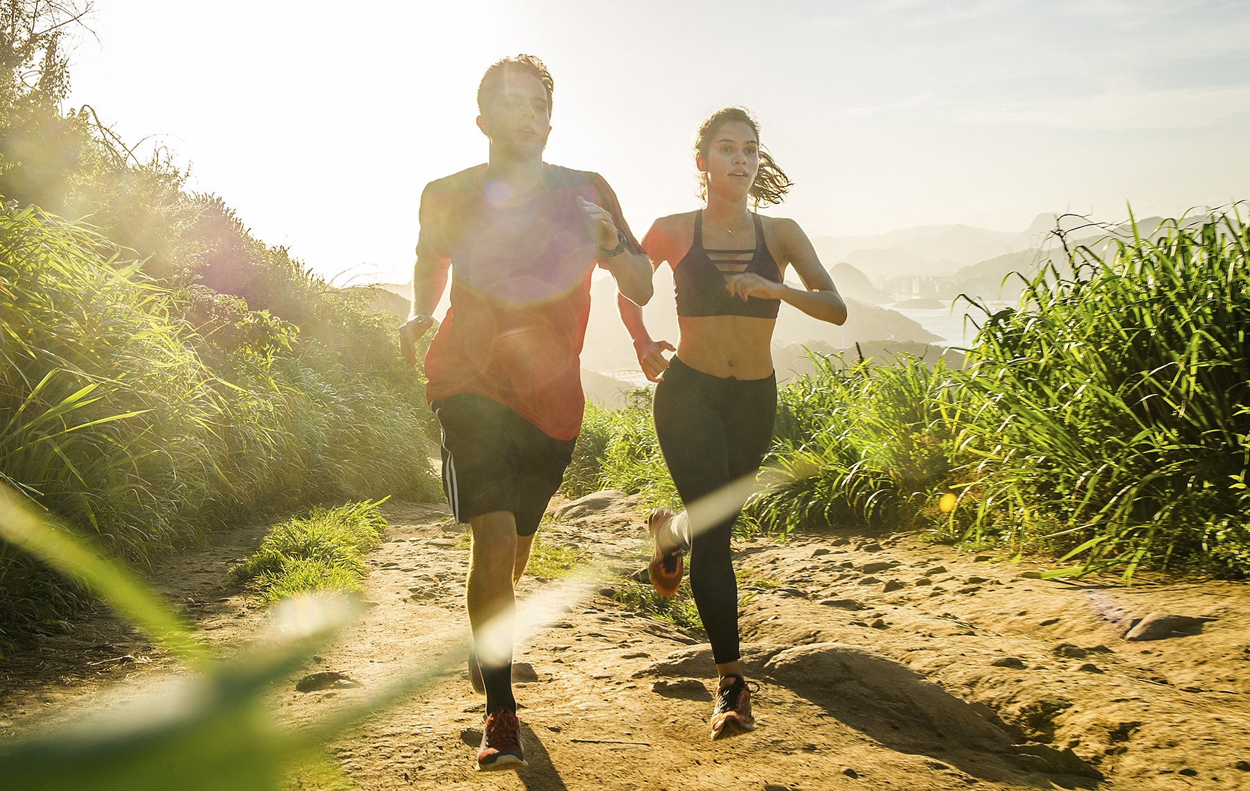Couple Running