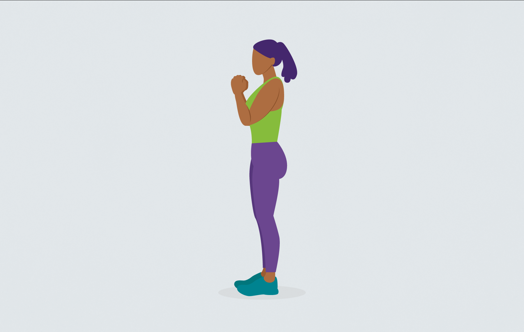 Woman Doing Squats